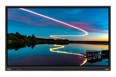 Lenovo ThinkVision T86 computer monitor 2.18 m (86") 3840 x 2160 pixels 4K Ultra HD LED Touchscreen Black