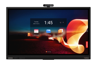 Lenovo ThinkVision T65 computer monitor 165.1 cm (65") 3840 x 2160 pixels 4K Ultra HD LED Touchscreen Black