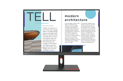 Lenovo ThinkVision S25e-30 computer monitor 62.2 cm (24.5") 1920 x 1080 pixels Full HD LED Grey